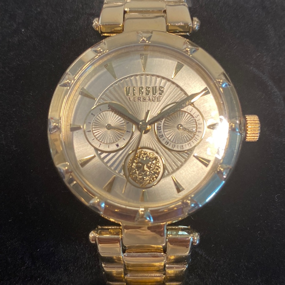 Gold Versus Versace watch